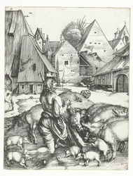 Der verlorene Sohn bei den Schweinen